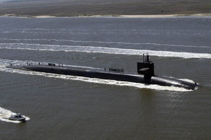 Arsip - Kapal selam nuklir USS Florida milik Angkatan Laut Amerika Serikat, diambil gambarnya pada 11 April 2006 oleh Angkatan Laut Amerika Serikat. (United States Navy-Angkatan Laut Amerika Serikat)