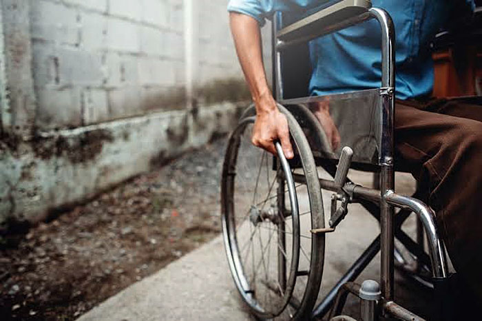 Ilustrasi penyandang disabilitas.