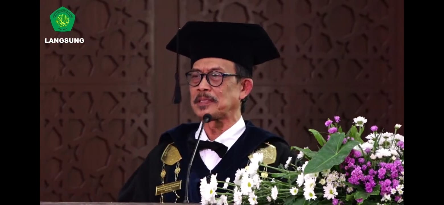 Rektor UIN Maliki Prof Dr HM Zainuddin MA
