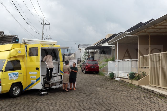 Perumahan subsidi di kawasan Malang.