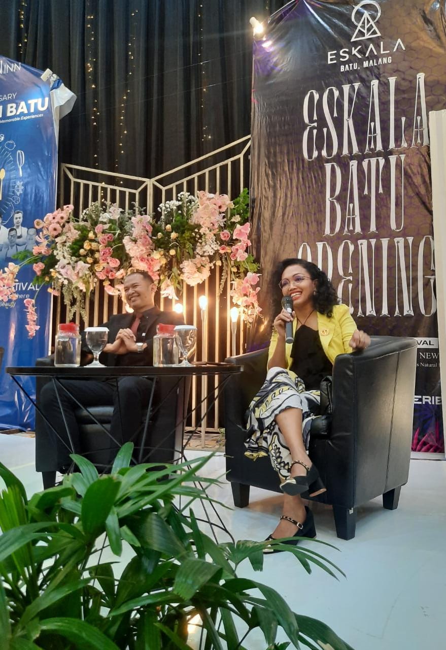 Sari Kusumaningrum, Director of Corporate Communications & PR Archipelago International saat press conference Archipelago Food Festival.