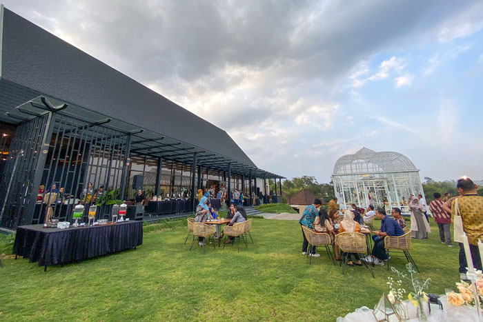 Pemandangan outdoor di Omah Ken Dedes Shanaya Hotel and Resort Malang.