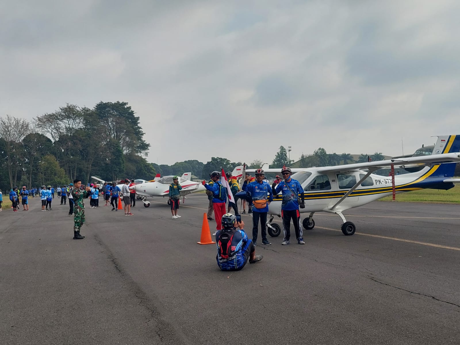 Beberapa pesawat FASI turut dipamerkan dalam rangkaian Spektakuler Fun Bike 2023