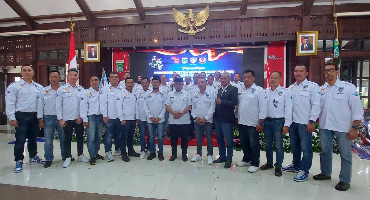 Pengurus IMI Kabupaten Malang usai pelantikan.