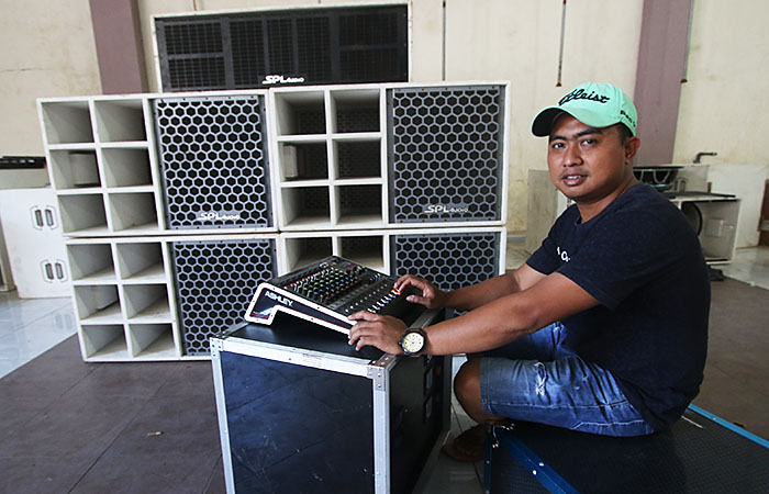 David Stevan Laksamana Perwirayuda menekuni bisnis persewaan sound system Blizzard Audio sejak 2016, meneruskan usaha milik ayahnya.