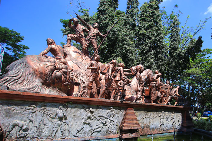 Monumen Juang 45 dibangun pada 1975 untuk ceritakan perjuangan rakyat Malang mempertahankan Kemerdekaan sejak 1945 hingga Revolusi Fisik 1949.