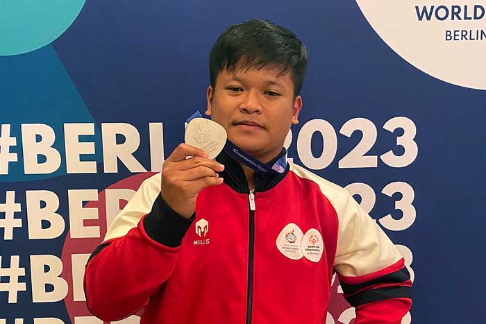 M. Zidan Fatoni meraih dua medali dalam kejuaraan Special Olympic World Summer Games di Berlin, Jerman.
