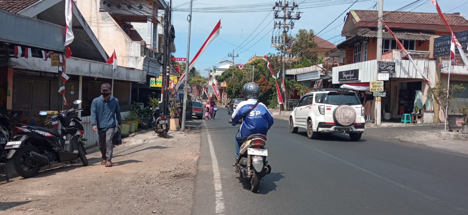 SATU ARAH: Jalan Bromo Kota Batu akan ditambah sarana dan prasarana.