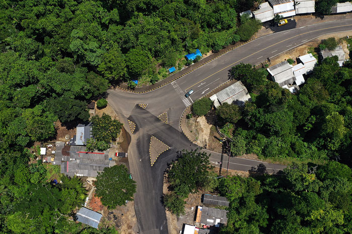 Pantauan drone jalur Gondanglegi-Balekambang yang tembus Jalur Lintas Selatan