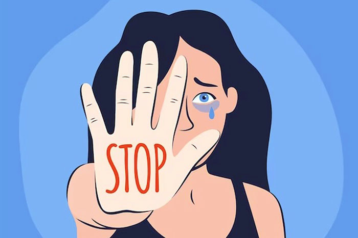 Ilustrasi pelecehan seksual siber
