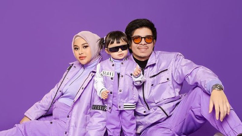 Aurel Hermansyah dan Atta Halilintar beserta Ameena Hanna nur Atta