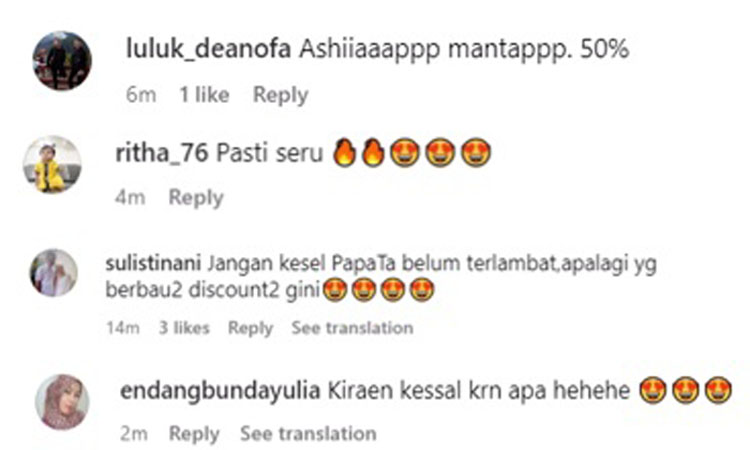Capture Comment IG Atta Halilintar