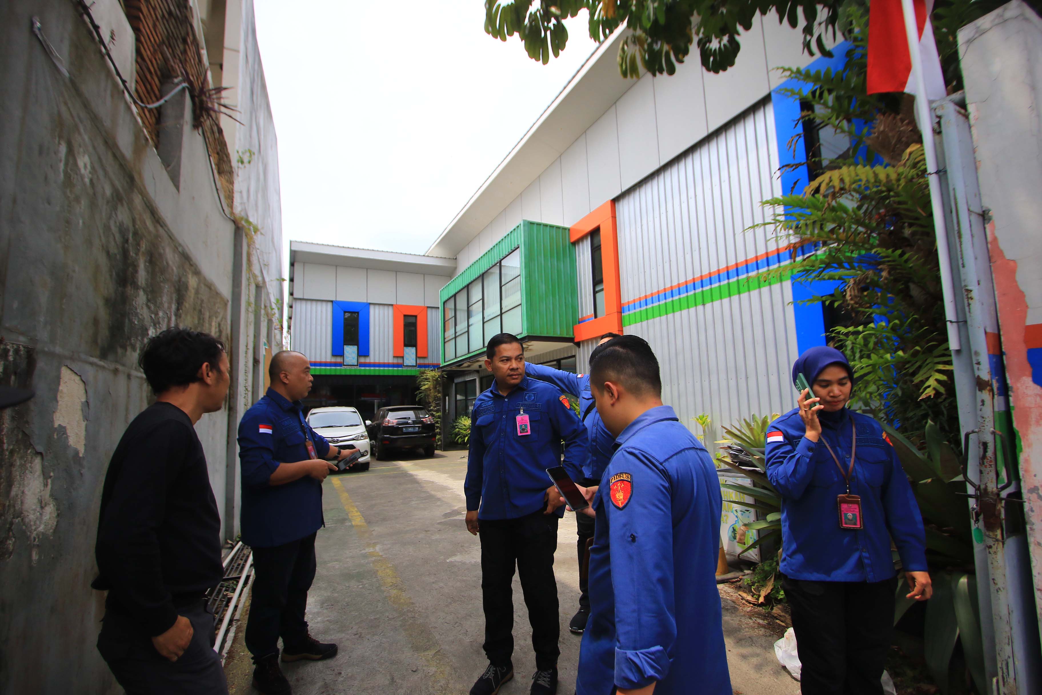 Pantauan dalam petak apartemen Nayumi Sam Tower Jalan Soekarno Hatta Kota Malang, kemarin.