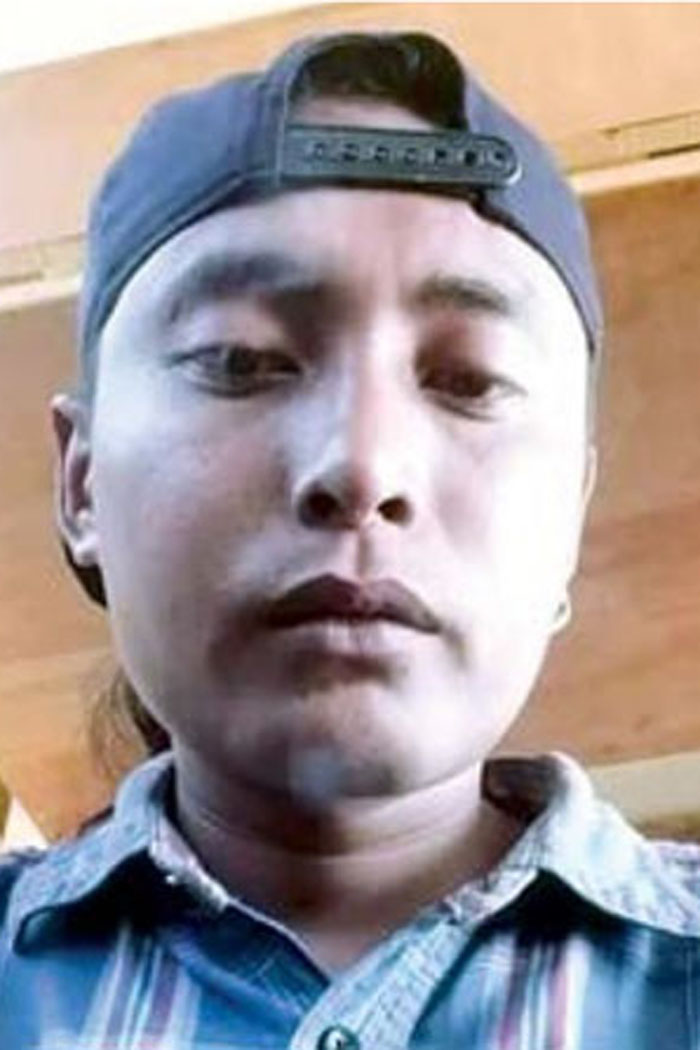 Dafid Humaidi Candra, narapidana yang baru saja divonis 14 tahun penjara karena bunuh ibu kandung sendiri.