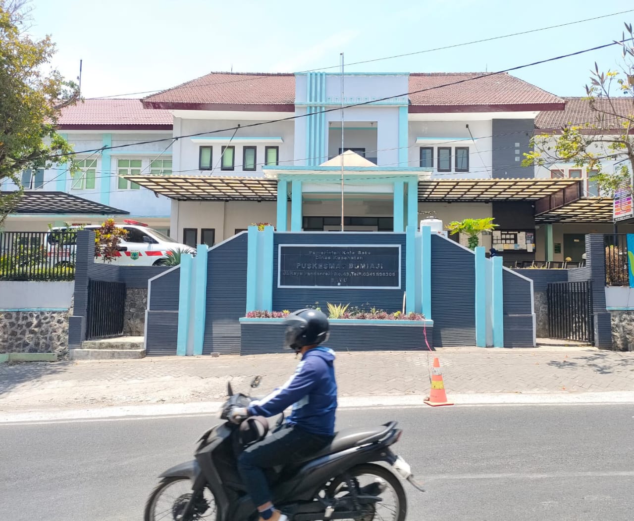 BARU: Bangunan baru Puskesmas Bumiaji yang sempat menuai polemik.