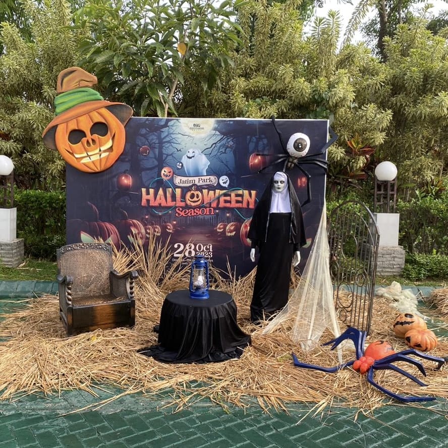 SIAP PESTA: Jatim Park 3 menyiapkan pesta menyambut perayaan Halloween Sabtu (27/10)