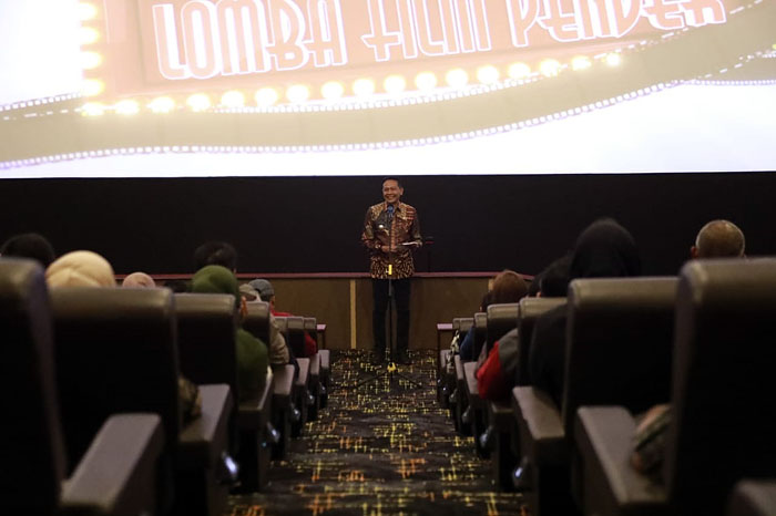 Pj Wali Kota Malang Wahyu Hidayat mengapresiasi cara berpikir out of the box Diskominfo dalam menangani stunting lewat lomba film pendek dan infografis
