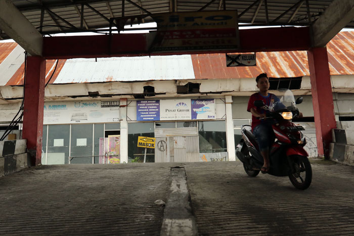 Bangunan lantai 3 Pasar Besar Malang direncanakan sebagai e-parking