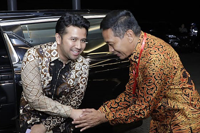 Wagub Jatim Emil Dardak dan Pj Wali Kota Malang Wahyu Hidayat