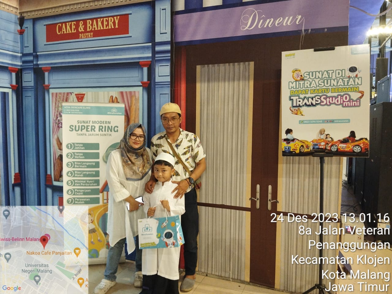 BERANI SUNAT : Peserta yang ikut serta dalam program Mitra Sunatan yang diadakan di Trans Studio Mini Malang, beberapa waktu lalu.