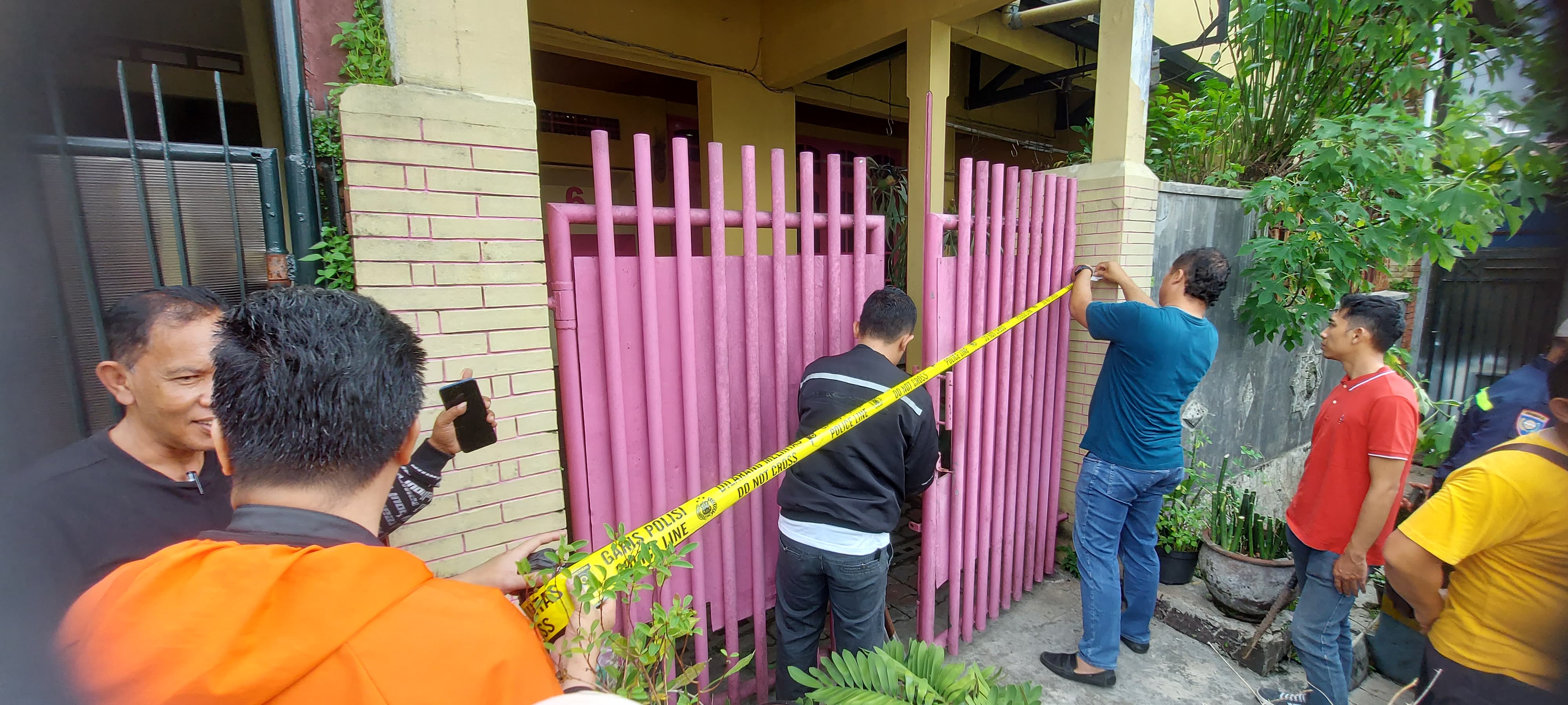 Lokasi mutilasi di Jalan Serayu Kota Malang