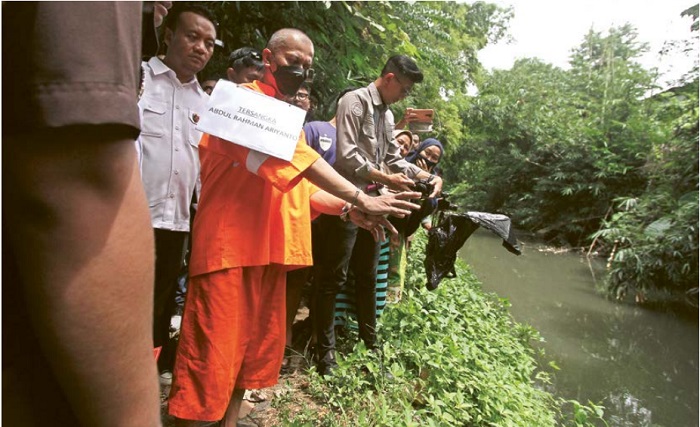 Rekonstruksi kasus mutilasi di Kelurahan Sawojajar