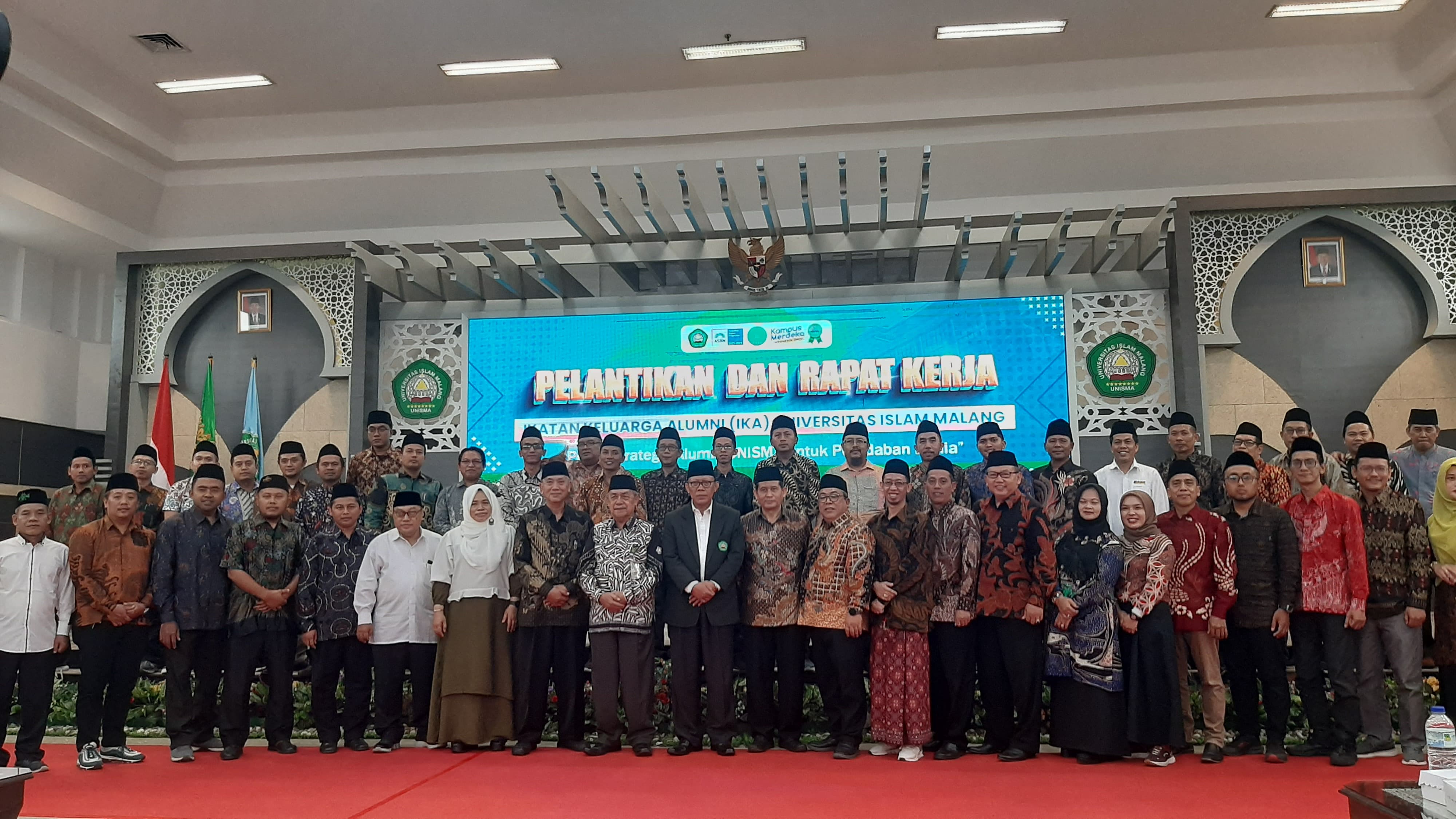 Ketua Ikatan Alumni (IKA) Universitas Islam Malang (Unisma) 2023-2027 resmi dijabat Mohammad Nuruddin SPt MM.