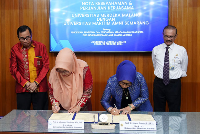 MoU Unmer Malang dan Unimar AMNI Semarang