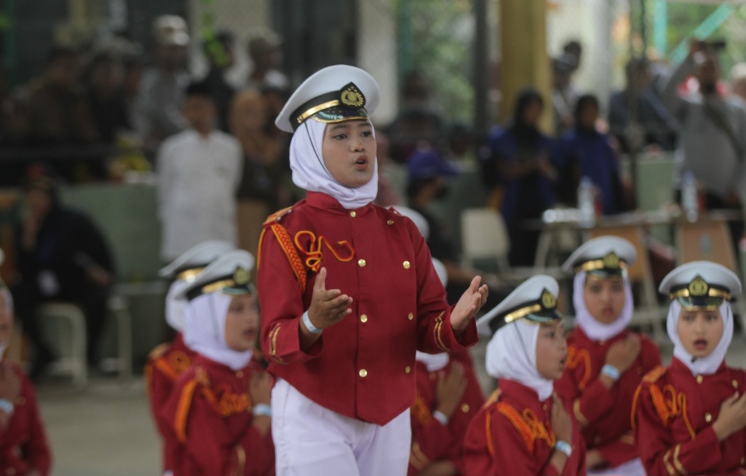 Semua tim LKBB Trimatra 2024  tampil allout, tidak hanya performa, tetapi juga kostum