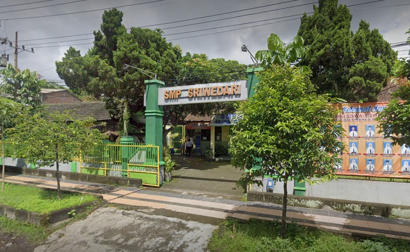 SMP Sriwedari di Jalan Bogor Kota Malang