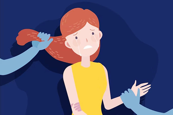 Ilustrasi kekerasan pada perempuan