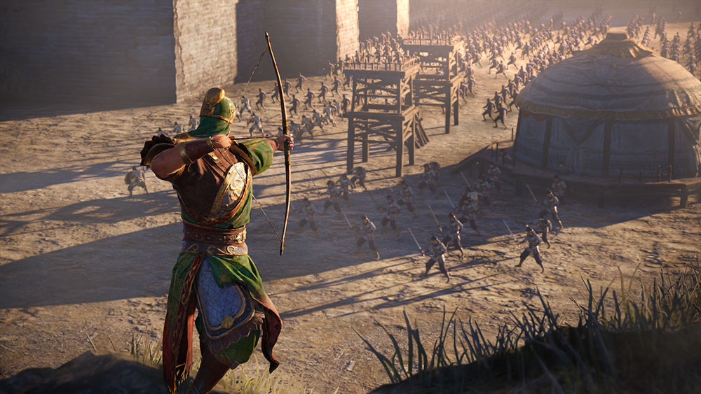 Cuplikan gameplay Dynasty Warriors 9. Versi ke-10 sedang digodok dan diklaim tidak me-reboot edisi sebelumnya.