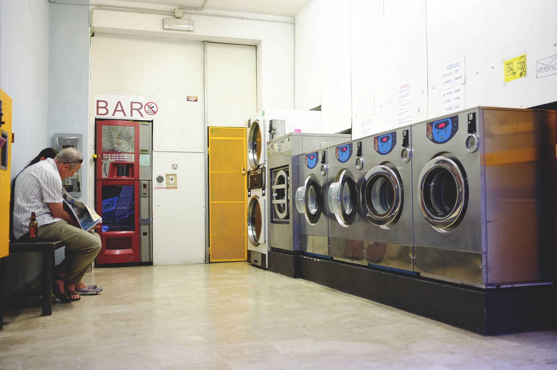Ilustrasi bisnis laundry. (Pinterest)