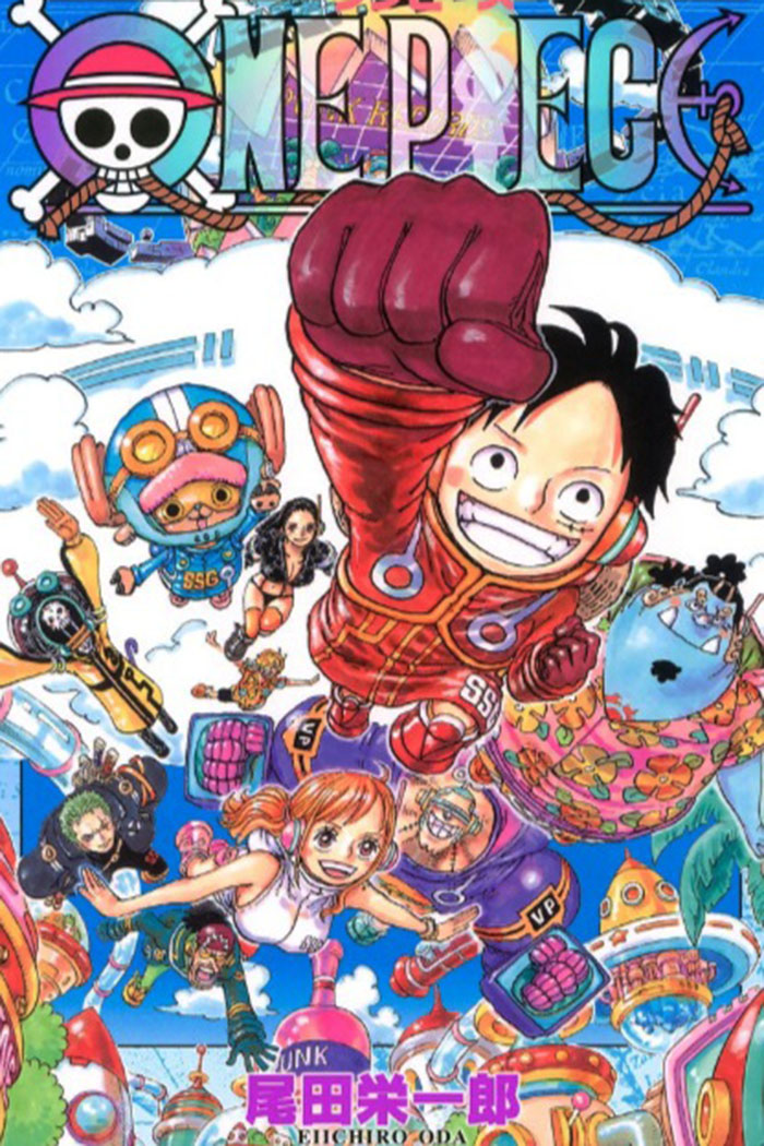 Cover depan One Piece volume 106 yang berisi chapter 1066 sampai 1076