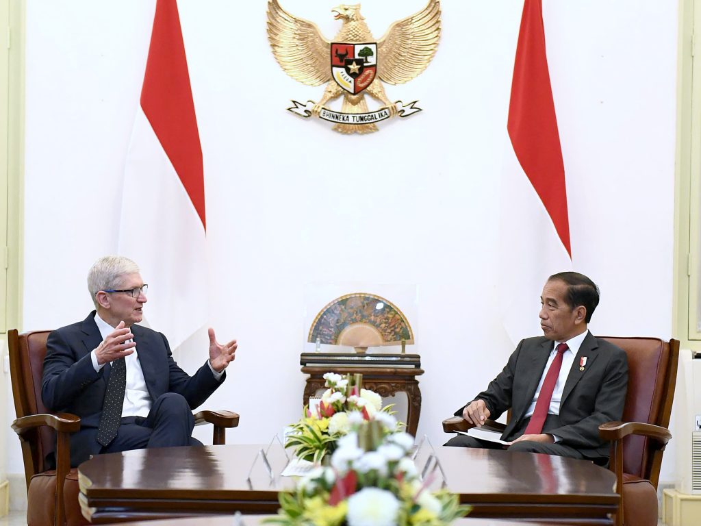 CEO Apple Tim Cook Bertemu Jokowi. (Dokumen Sekretariat Kabinet)