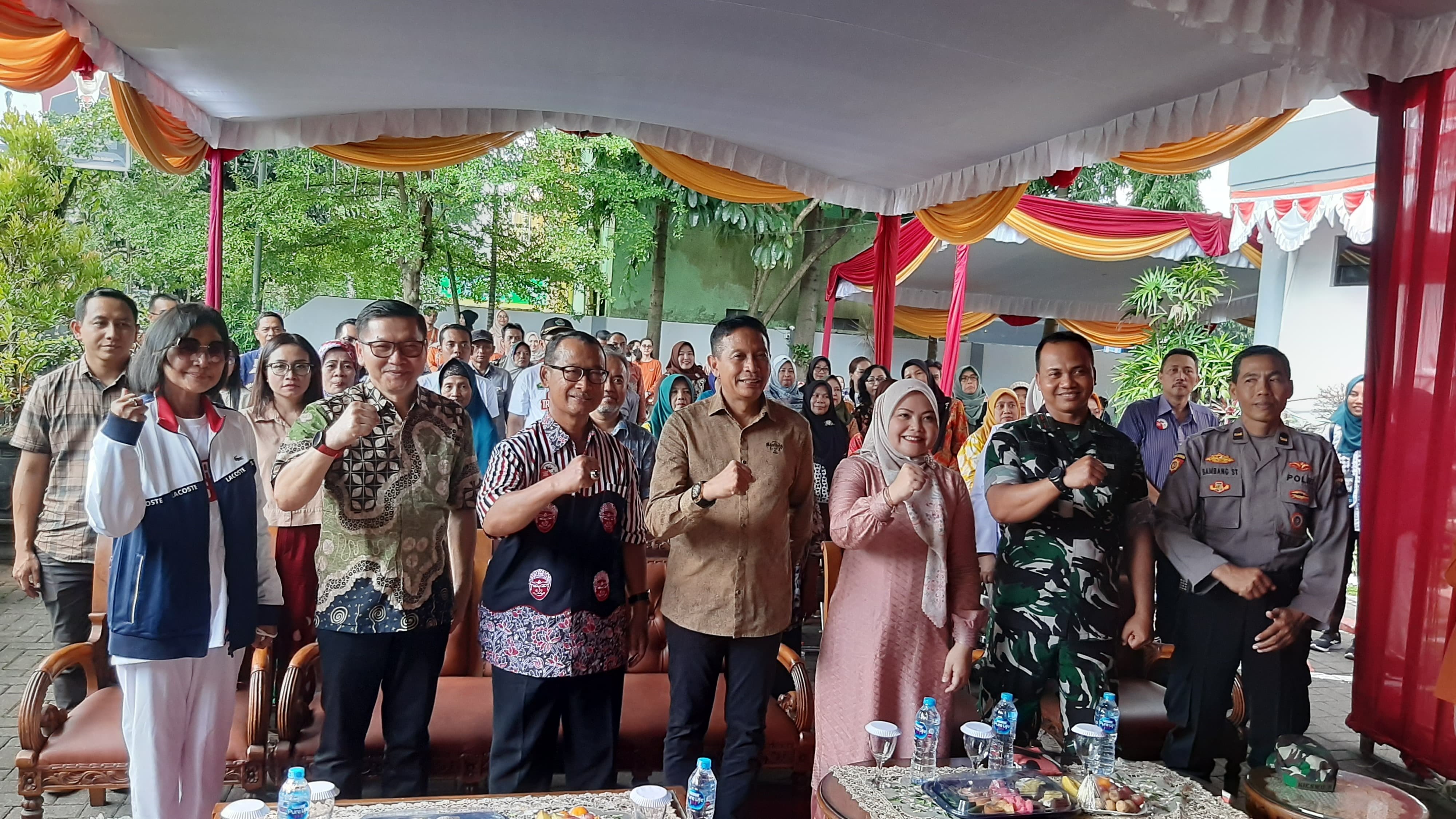 BAKTI SOSIAL : Pj Wali Kota Malang turut hadir dalam acara Bakti Sosial HUT ke-39 RS Harmina Tangkupanprahu Malang