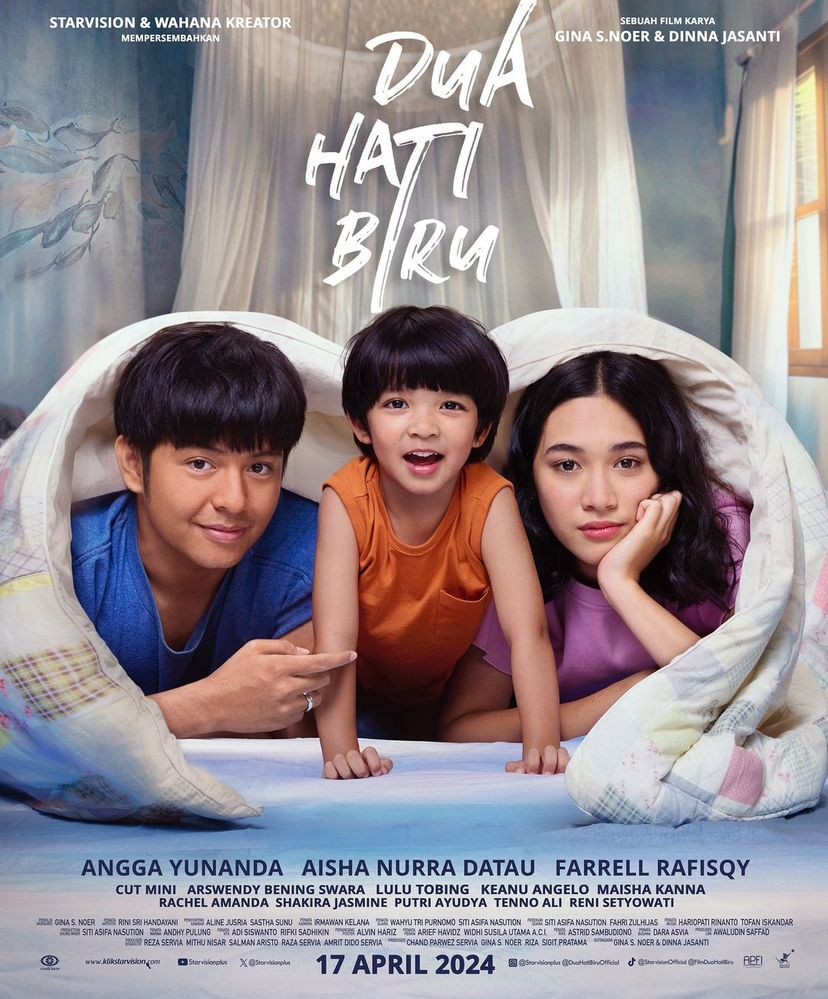 Poster film Dua Hati Biru. (Istimewa)
