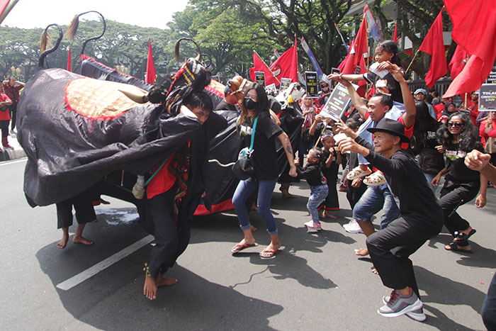 Bantengan di Balai Kota Malang
