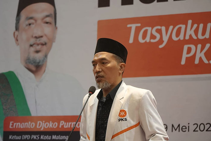 Ketua DPD PKS Kota Malang Ernanto Joko Purnomo