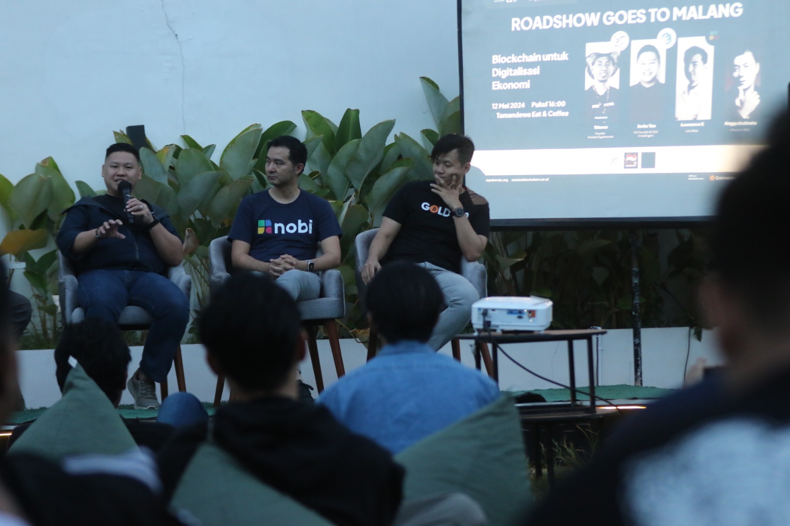 Acara literasi soal kripto dan blockchain di Malang. Diharapkan edukasi kripto mencegah anak muda dan gen Z tertipu penipuan modus kripto