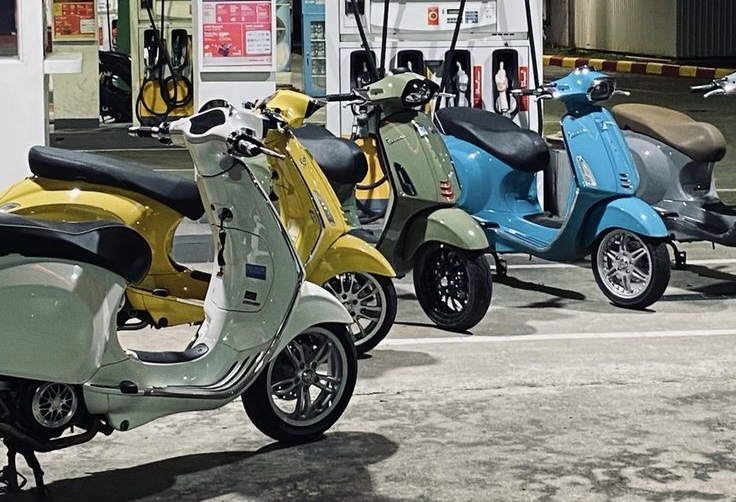 Vespa matic. (Pinterest)