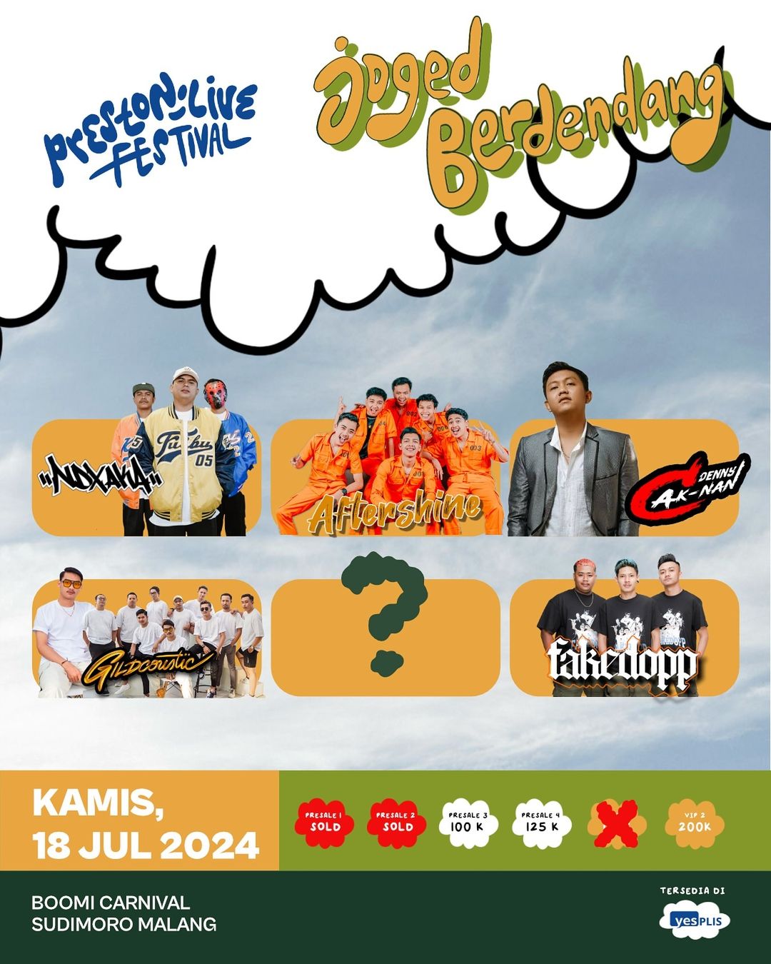 Salah satu konser musik di Malang. (Instagram)