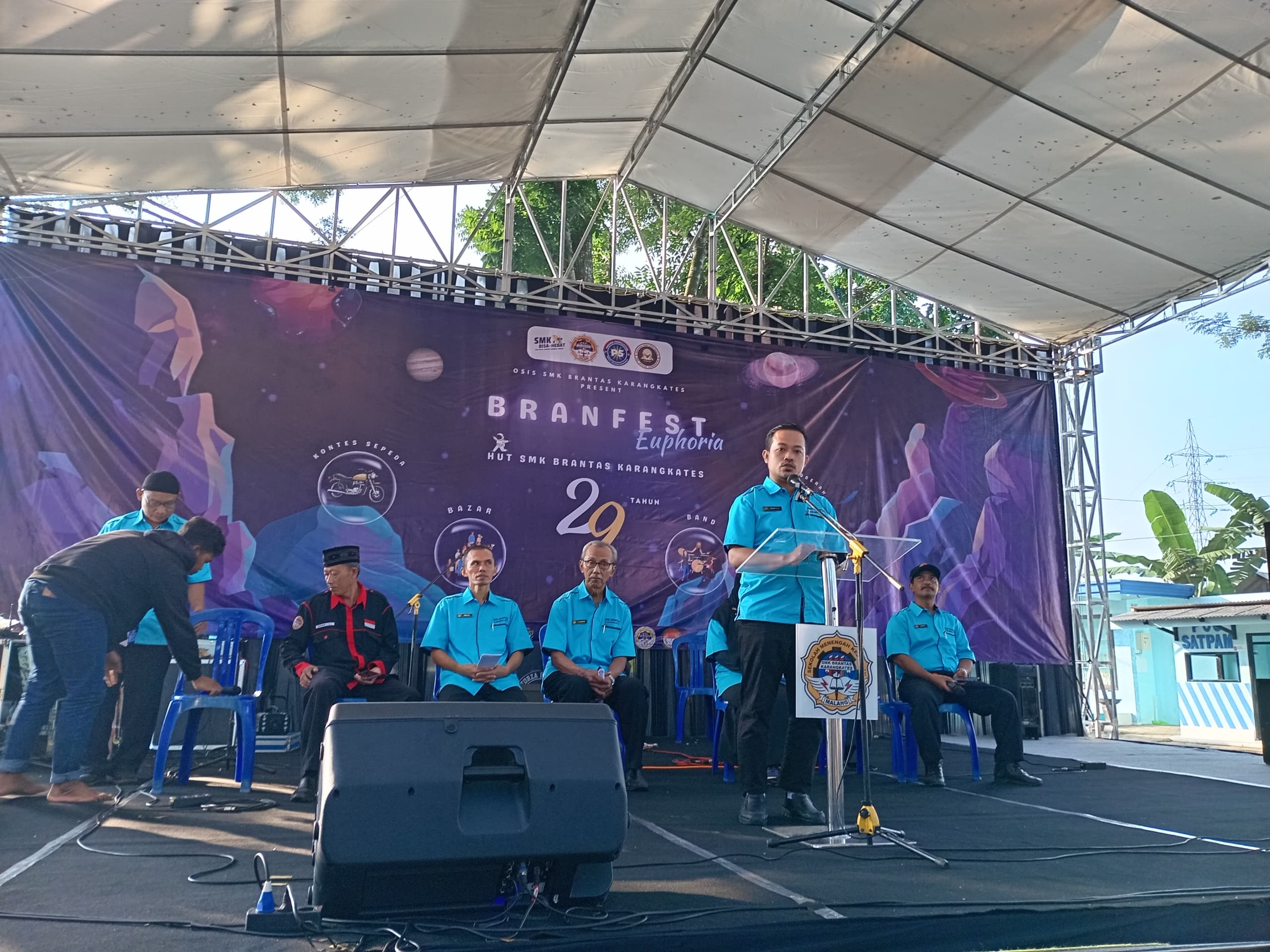 Perayaan dies natalis SMK Brantas Karangkates