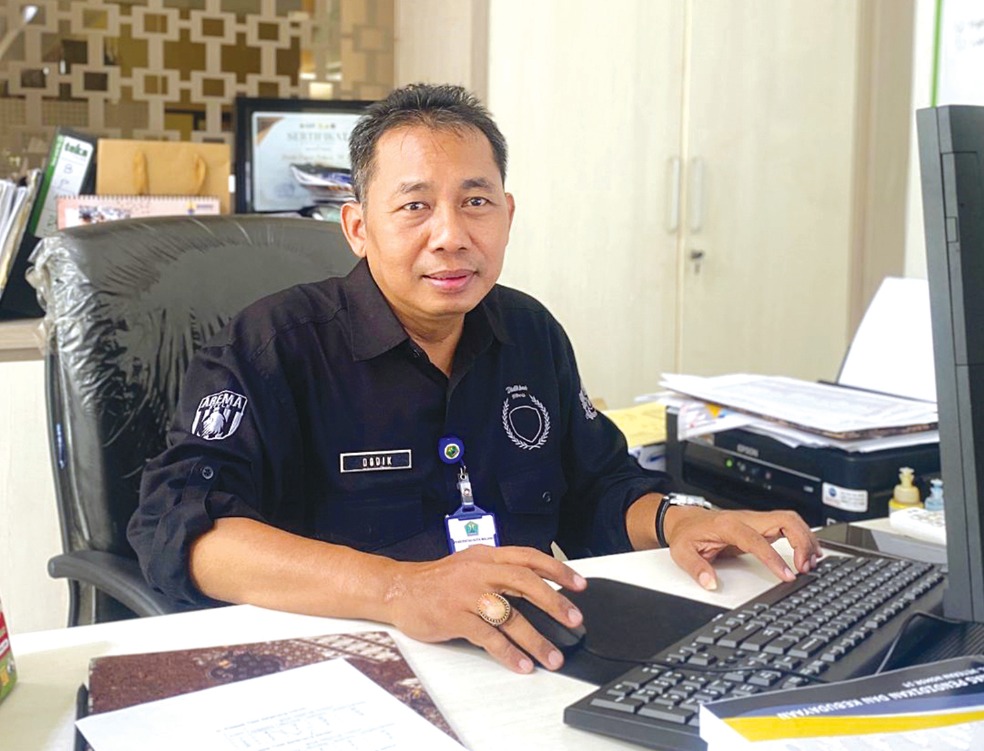 Kepala Bidang (Kabid) Pembinaan Pendidikan Dasar Disdikbud Kota Malang Dodik Teguh Pribadi