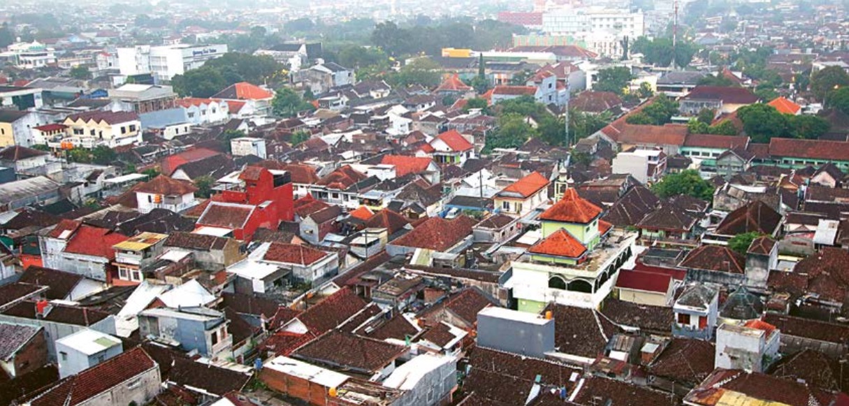 MULAI DIDATA: Kecamatan Klojen menjadi salah satu wilayah yang semakin padat dengan hunian penduduk.