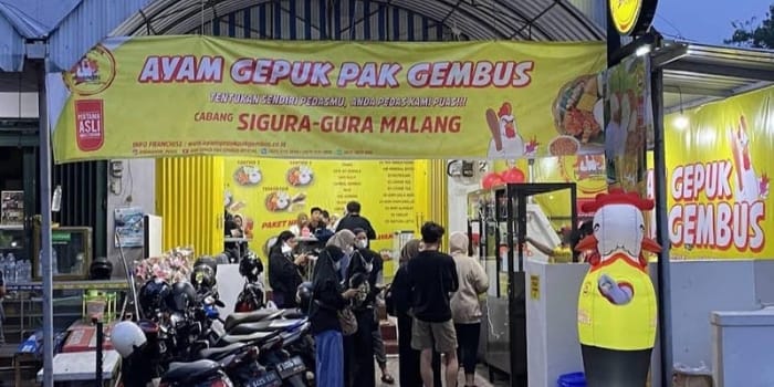 Ayam Geprek Pak Gembus (Istimewa)
