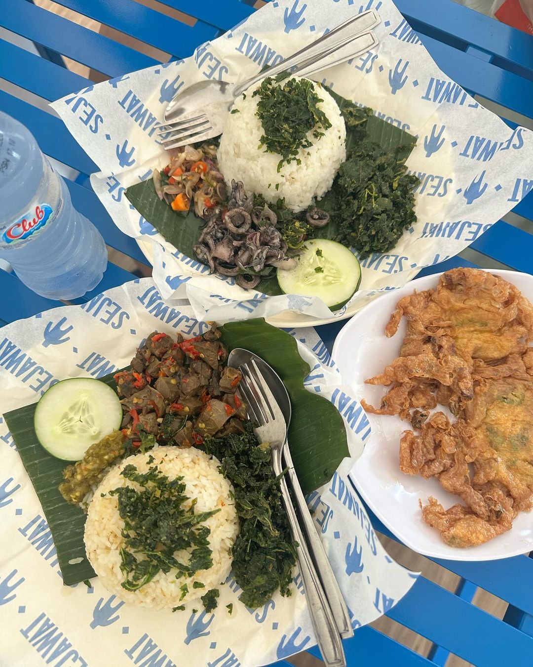 Tampilan Nasi Cumi RM Sejawat. (Instagram @rm.sejawat)