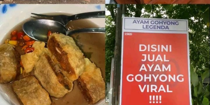Tampilan salah satu kuliner yang bisa hangatkan tubuh. Ayam Gohyong Legenda. (tiktok @beningizt)