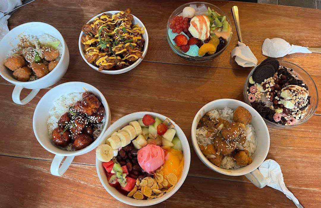Makanan Korea yang menggugah selera. (Mahmudah Eka Ariyanti for Radar Malang)
