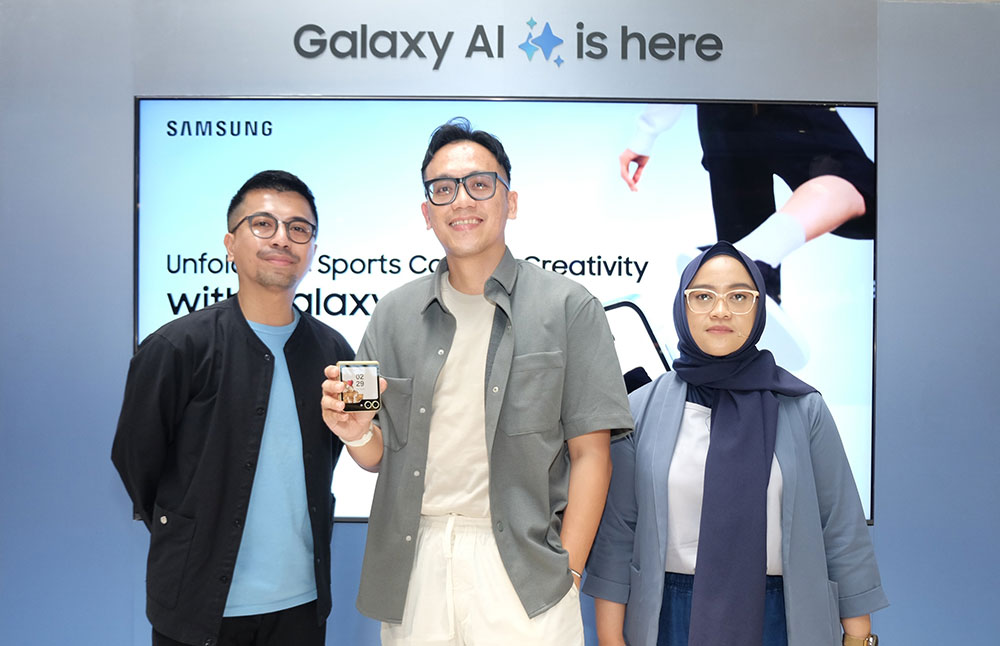 Haswar Hafid, Head of Brand Partnerships, TikTok Indonesia, Ilham Indrawan, MX Product Marketing Senior Manager, Samsung Electronics Indonesia, dan Dwi Anggraeni, Director Kantar Indonesia (kiri-kanan